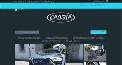 Desktop Screenshot of cabria.com